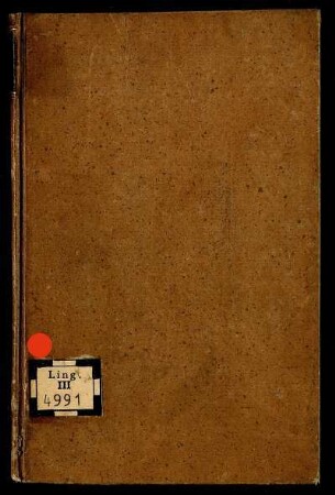 Emendationes Qvædam Lexici Græco-Latini, quod primum Georgivs Pasor in Novum Testamentum conscripsit ediditque, et dein post Anonymum aliquem Cl. Schoettgenivs e Veteris Testamenti Græcis interpretibus et libris apocryphis auxit