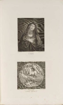 Illustrationen: Vierge. Camée Antique.