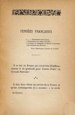 Le Bréviaire Anti-Prussien : Pensées Françaises.-Versets Vengeurs.-Fragments et Souvenirs
