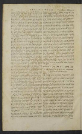 Tonsillarum chirurgia.