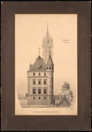 Jagdschloss: Ansicht von Norden