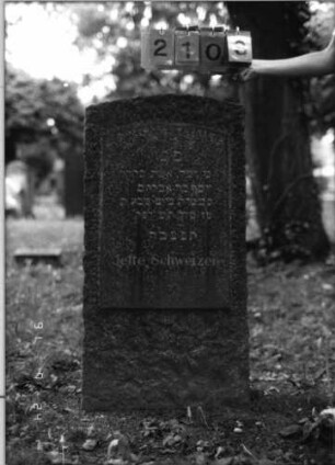 Grabstein 2108 [Hahn S. 195 Grab-Nr. 3069]