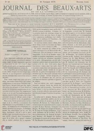 Nr. 21 (16 Novembre 1870)
