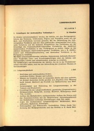 Lehrprogramm