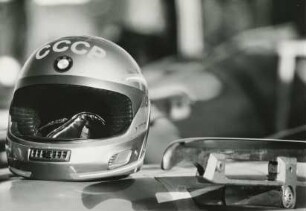 Helm der BMW AG für die Bobmannschaft der UdSSR