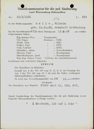 Saile, Wilhelm