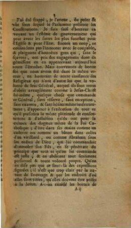 Lettre de M. l'évêque de ... a M. l'évêque de ... au sujet des arrêts rendus par le Parlement, le 6 ... Août 1761