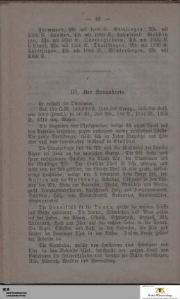 III. Der Donaukreis