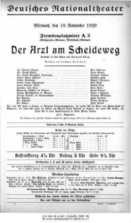 Der Arzt am Scheideweg