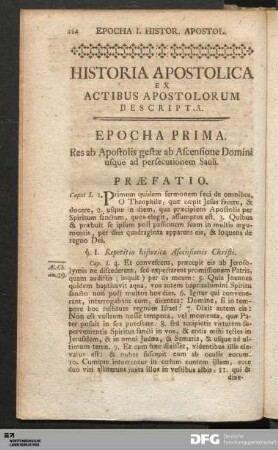 Historia apostolica ex Actibus Apostolorum descripta