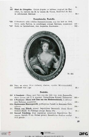 Französische Pastelle (Nr. 226-228) (mit Abb. Nr. 226)