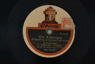 Der Kuhreigen, "Zu Strassburg auf der Schanz". [Arie des Primus Thaller aus der Oper "Der Kuhreigen", 1. Akt, 5. Szene]