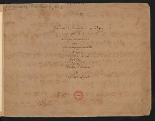 Sonaten; cemb, vl (vla d'amore); D-Dur; CzaR 31