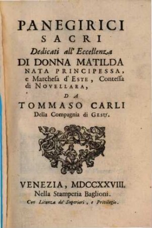 Panegirici Sacri