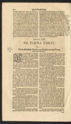 Sectio XIIX. De Poena Furti.