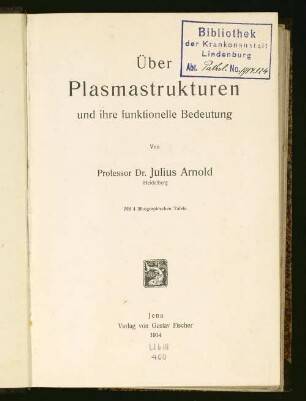 Über Plasmastrukturen und ihre funktionelle Bedeutung