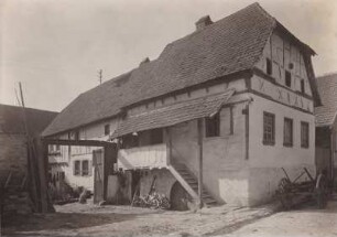 Oberhofen bei Bergzabern. Fachwerk Bauernhof