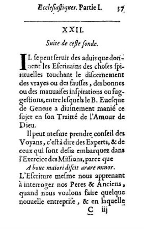 XXII. Suite de ceste sonde