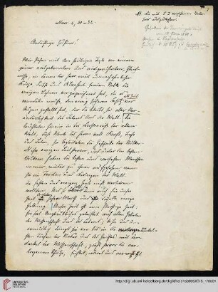 Heid. Hs. 3895 II B - 5,1: Nachlass Heinrich Bassermann, Sonn- und Feiertagspredigten: Predigt zu Mk 4,30-32 (Reich Gottes)