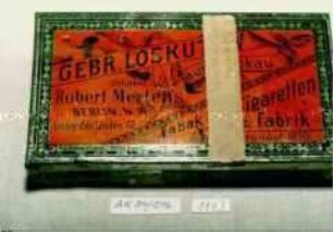 Blechdose für Cigaretten "GEBR. LOSKUTOW aus Moskau"