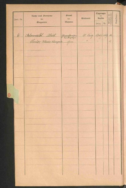 Standesamtsbuch der Stadt Aschaffenburg: Register Eheschließungen 1927 - 1929