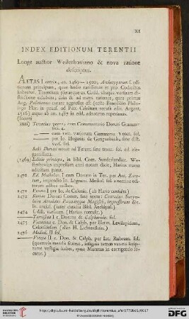 Index Editionum Terentii