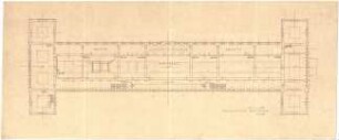 Döllgast, Hans; München; Alte Pinakothek, Wiederaufbau - Grundriss 1. Stock
