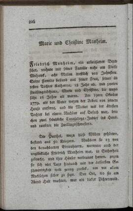 Marie und Christine Manheim