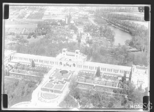 Potsdam, Orangerie, Fliegeraufnahme.