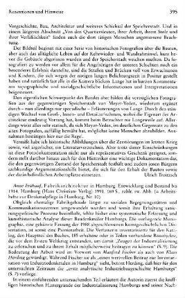 Frühauf, Anne :: Fabrikarchitektur in Hamburg, Entwicklung und Bestand bis 1914, (Arbeitshefte zur Denkmalpflege in Hamburg, 10) : Hamburg, Christians, 1991