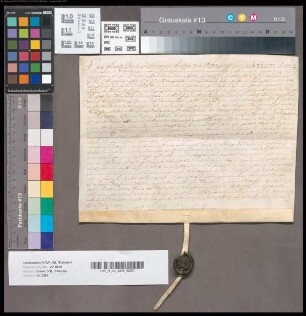 Belehnung des Franz Bernard Heinrich Anton von Vittinghoff mit dem Erbdrostenamt.