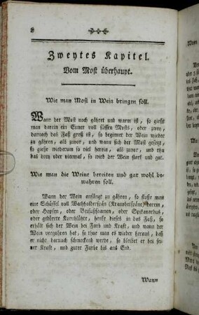 Zweytes Kapitel. Vom Most überhaupt.