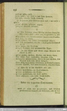 Ueber die doppelten Consonanten