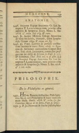 Philosophie.