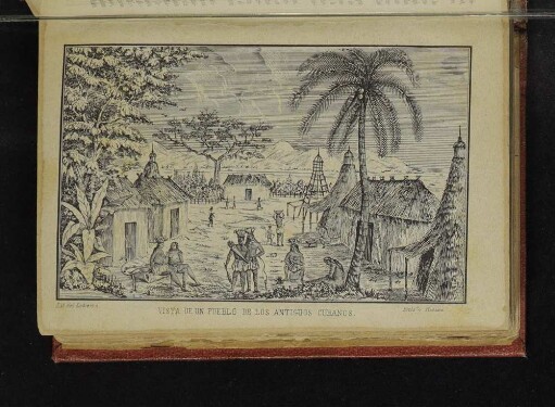 Vista de un pueblo de los antiguos cubanos.
