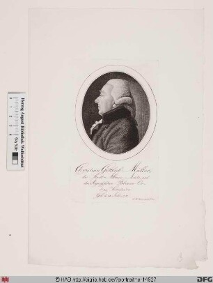 Bildnis Christian Gottlieb Müller (I)