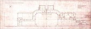 Neureuther, Gottfried von; Ludwigshafen; Direktionsgebäude der pfälzischen Eisenbahn - Hauptbau (Grundriss 3. OG)