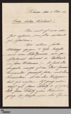 1. - 23. November 1915