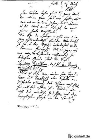 63: Brief von Johann Georg Jacobi an Johann Wilhelm Ludwig Gleim