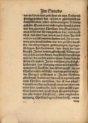 Die Parabel oder Gleichnuß Von dem verlornen Son : kurtz vnd Christlich außgelegt, vnd auff die Fasten auch Osterliche zeit, im hohen Dhomstifft zu Mentz geprediget, Anno Domini 1546