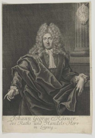 Bildnis des Johann George Rösner