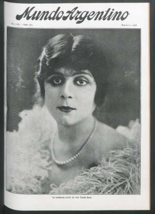 La eminente actriz de cine Theda Bara [Fotografía]