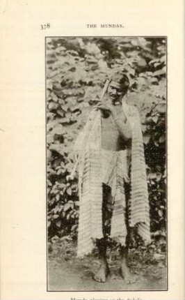 Munda playing on the Tuhila