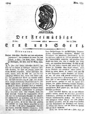 Nro. 139., Freitag den 13. July