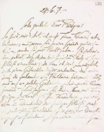 Brief an Karl Röttger