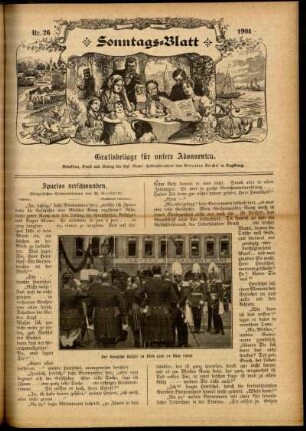 Ausgabe vom Sonntag, den 26. Juni 1904.