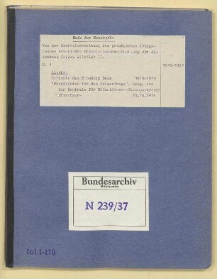 Von der Generalverwaltung des preußischen Königshauses veranlaßte Materialzusammenstellung zur Abdankung Kaiser Wilhelms II.: Bd. 1