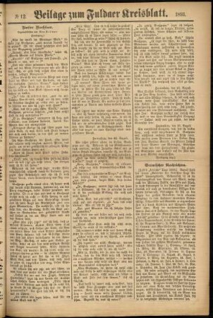 Zweite Ausgabe vom Samstag, den 28. Januar 1893.