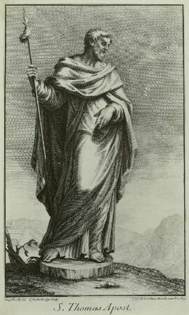 S. Thomas Apost. (nach einer Statue der Hofkirche)
