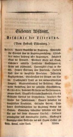 Annalen der Brittischen Geschichte des Jahrs ... : Als eine Fortsetzung des Werks England und Italien, 16. 1795